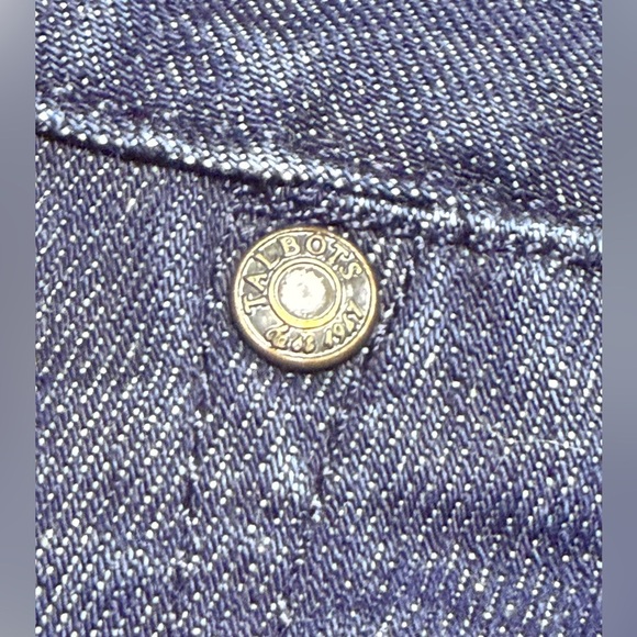 Talbots Signature Slim/Ankle with Ankle Zipper Dark WashJeans  Size 22WP - Picture 3 of 7